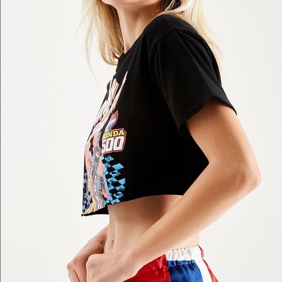 Forever 21 - Honda Graphic Cropped T-Shirt - Picture 2 of 5